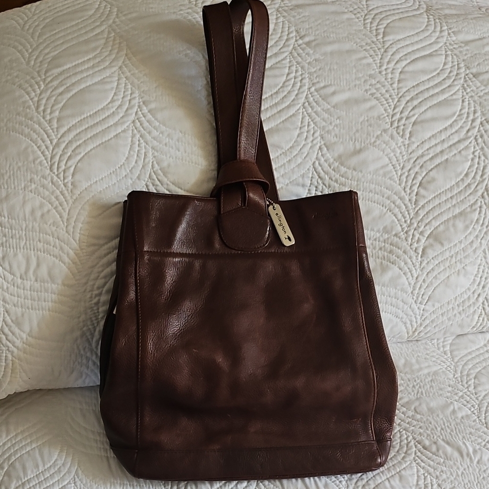 Ellington Dark Brown Leather Backpack with Classic Design